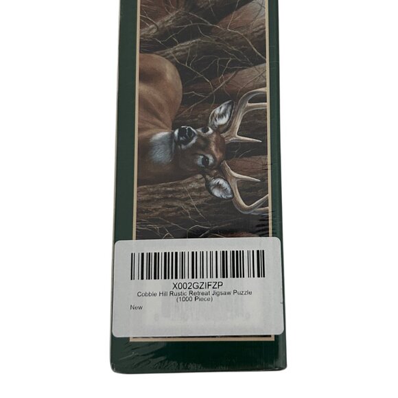 Cobble Hill Rustic Retreat Deer Wildlife 1000 Piece Jigsaw Puzzle New In Box - Picture 12 of 13
